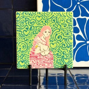 Painted grand mosaique