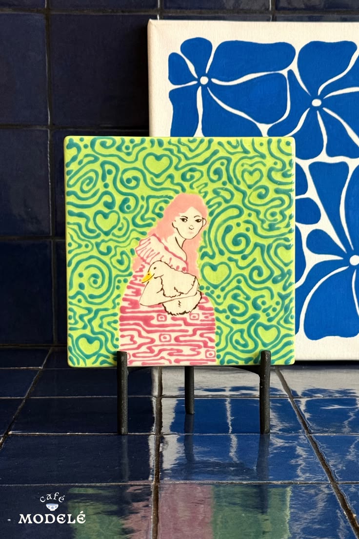 Painted grand mosaique